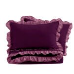 Frill Edge Duvet Cover Set - Mulbury/Pink - Image 14