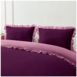 Frill Edge Duvet Cover Set - Mulbury/Pink - Image 5