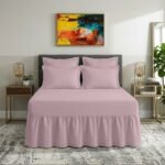 Plain Dyed Polycotton Valance Sheet - Pink