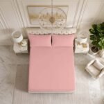 Premium Soft Touch Fitted Sheet – Pink
