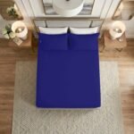 Premium Home Essentials Plain Fitted Sheet - Royal Blue