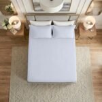 Premium Home Essentials Plain Fitted Sheet - Sky Blue