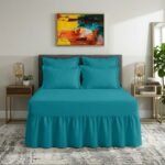 Plain Dyed Polycotton Valance Sheet - Teal