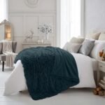 Luxury Soft Fleece Throw Blanket - Teal