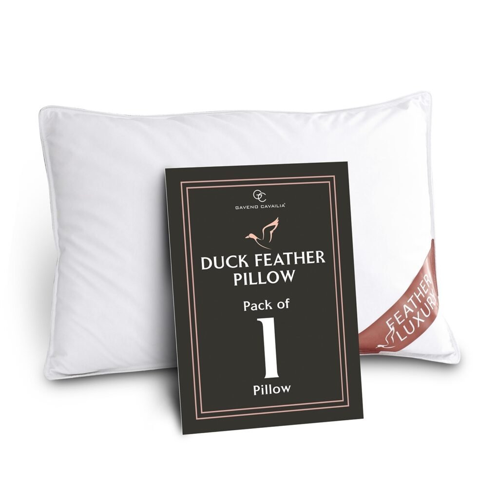 Duck Feather Pillow (Pack Of 1)