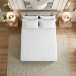 Premium Home Essentials Plain Fitted Sheet - White