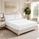 Premium Soft Touch Fitted Sheet – White