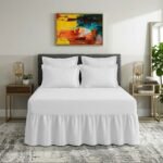Plain Dyed Polycotton Valance Sheet - White
