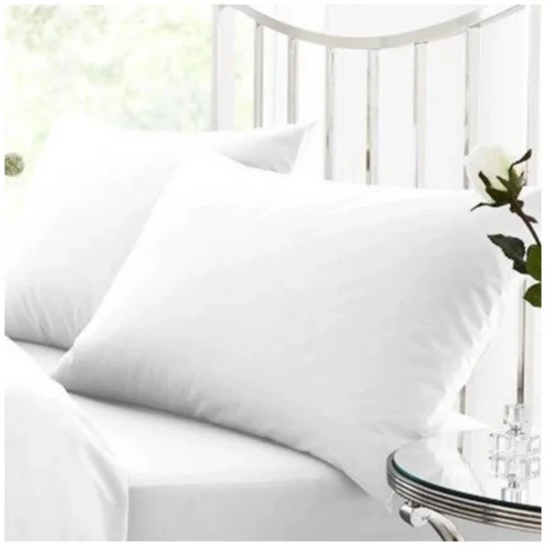 Soft Percale Breathable Pillowcase - White