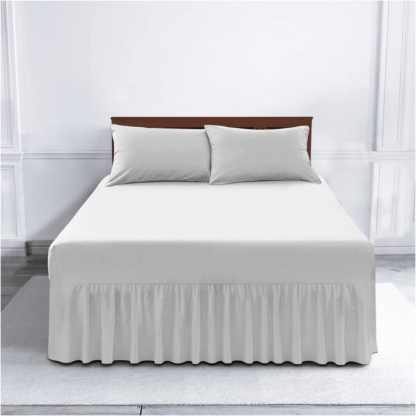 Plain Dyed Polycotton Valance Sheet - White
