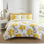 Botanical Duvet Cover Set Reversible Polka Dot - Yellow