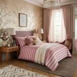Striped Duvet Cover Set - Blush Pink