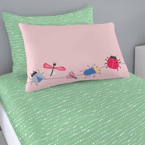 Kids Flying Insects Pattern Sheet Cover Set