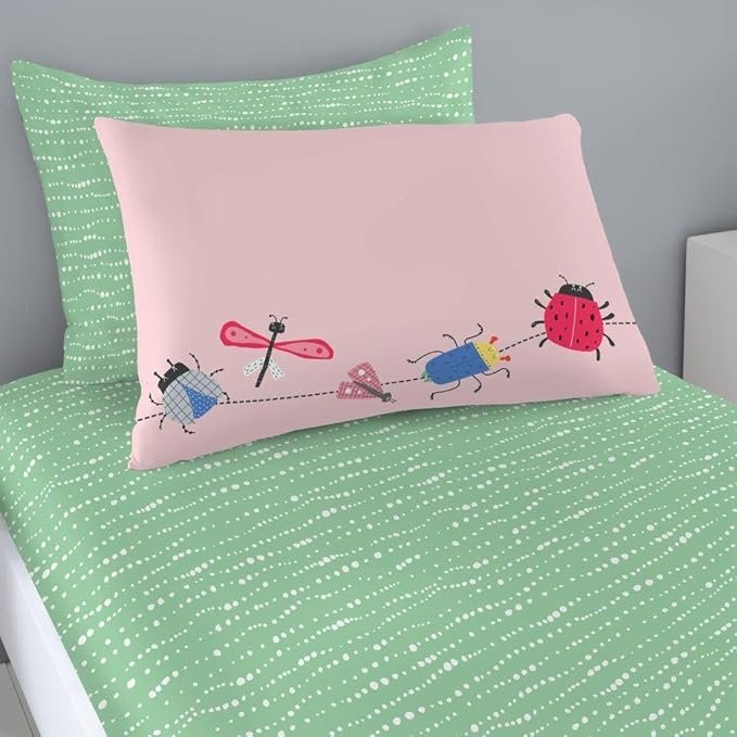 funky bugs sheet set Kids Flying Insects Pattern Sheet Cover Set