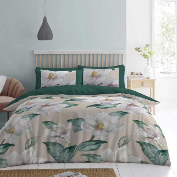 Premium Botanical Duvet Cover Set – Natural