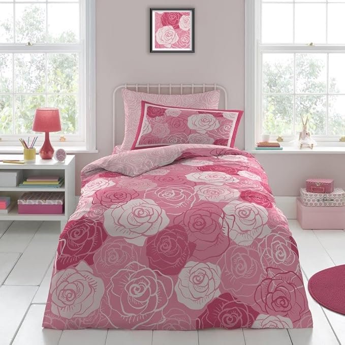 Modern Kids Blossom Duvet Cover Set – Blush Pink