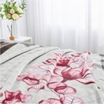 Super Soft Floral Sherpa Heavy Blanket 4Kg