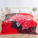 Flower Sherpa Fleece Weighted Blanket 4Kg