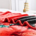 Flower Sherpa Fleece Weighted Blanket 4Kg