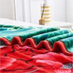 Flower Sherpa Fleece Weighted Blanket 4Kg