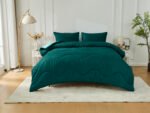 Coverless Duvet 10.5 Tog Quilt - Green/Dark Green