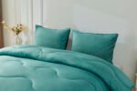 Coverless Duvet 10.5 Tog Quilt - Green/Dark Green