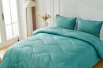 Coverless Duvet 10.5 Tog Quilt - Green/Dark Green