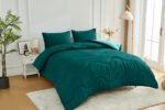 Coverless Duvet 10.5 Tog Quilt - Green/Dark Green