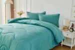 Coverless Duvet 10.5 Tog Quilt - Green/Dark Green