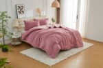 Coverless Duvet 10.5 Tog Quilt - Pink/Dark Pink