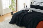 Coverless Duvet 10.5 Quilt - Black Grey
