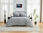 Coverless Duvet 10.5 Quilt - Black Grey