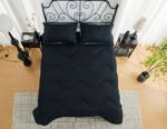 Coverless Duvet 10.5 Quilt - Black Grey