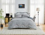 Coverless Duvet 10.5 Tog Quilt - Grey/Charcoal