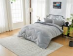 Coverless Duvet 10.5 Tog Quilt - Grey/Charcoal