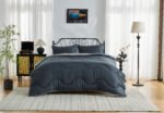 Coverless Duvet 10.5 Tog Quilt - Grey/Charcoal