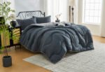 Coverless Duvet 10.5 Tog Quilt - Grey/Charcoal