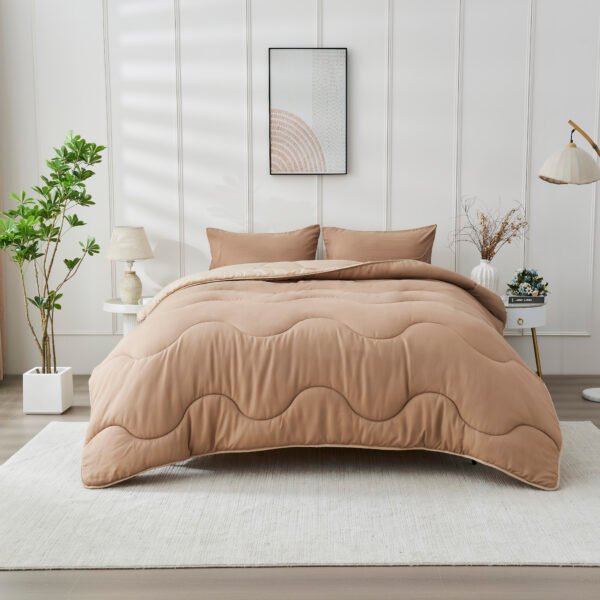Coverless Duvet 10.5 Tog Duvet Quilt - Natural/Dark Natural