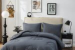10.5 Tog Duvet Coverless Quilt - Football Charcoal