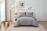 10.5 Tog Duvet Coverless Quilt - Stars Grey