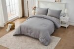 10.5 Tog Duvet Coverless Quilt - Stars Grey