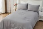 10.5 Tog Duvet Coverless Quilt - Stars Grey