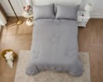 10.5 Tog Duvet Coverless Quilt - Stars Grey