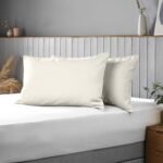 200 TC Egyptian Cotton Pillow Cases - Cream