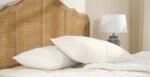 200 TC Egyptian Cotton Pillow Cases - Cream - Image 2