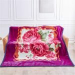 Sherpa Fleece Floral Weighted Blanket 4Kg