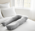 U Shaped Full Body Maternity Pillow - Grey - Image 2