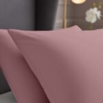 2 Pack Soft Plain Dyed Pillowcases - Pink