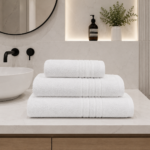 Super Absorbent Face Towel Set - White