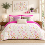 Luxury Wild flower Complete Bedding Set - Pink
